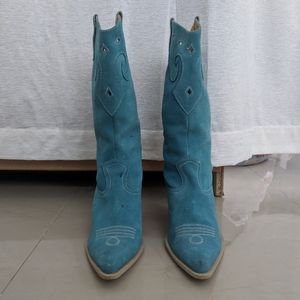 Suede Leather Luichiny Cowboy Boots